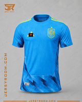 SPAIN 2026 WORLD CUP GK BLUE KIT PLAYER VERSION